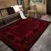 Bear Meadows Red Rug Room View | The Cabin Shack