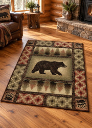 Berry Ridge Rug Living Room | The Cabin Shack