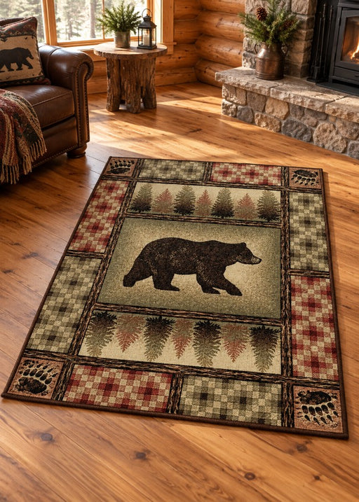 Berry Ridge Rug Living Room | The Cabin Shack