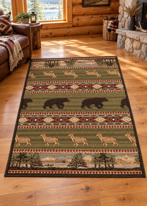 Big Grand Lake Rug Living Room | The Cabin Shack