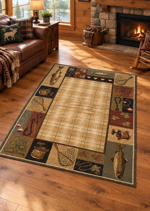 Big Thompson Catch Rug Living Room | The Cabin Shack