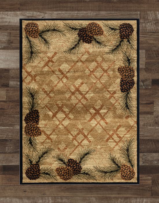 Blue Ridge Rug Falllout Blue Ridge Pine Rug | The Cabin Shack