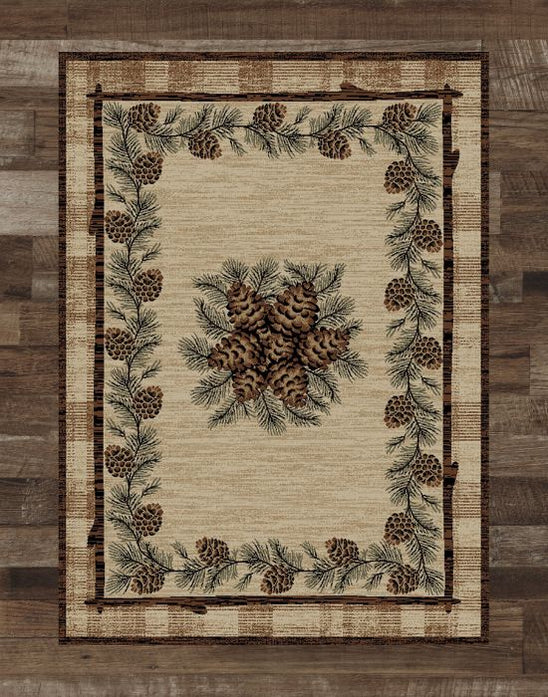 Pine Rugs Cabin Rugs and Rustic Area Rugs | The Cabin Shack