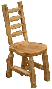 Angled view of the Carson Peak Cedar Ladder Back Bistro Chair