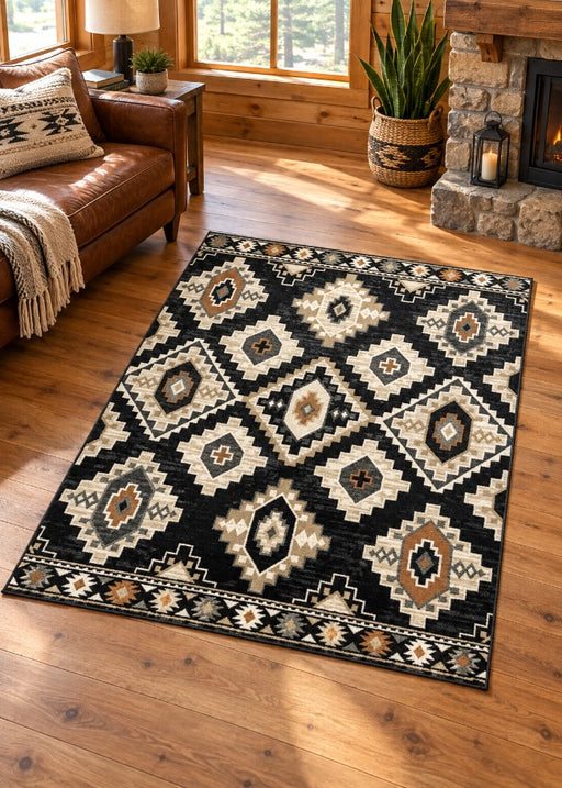 Casas Adobes Rug Living Room | The Cabin Shack