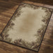 Cedar Ridge Pinecone Rug with rustic pinecone and evergreen border