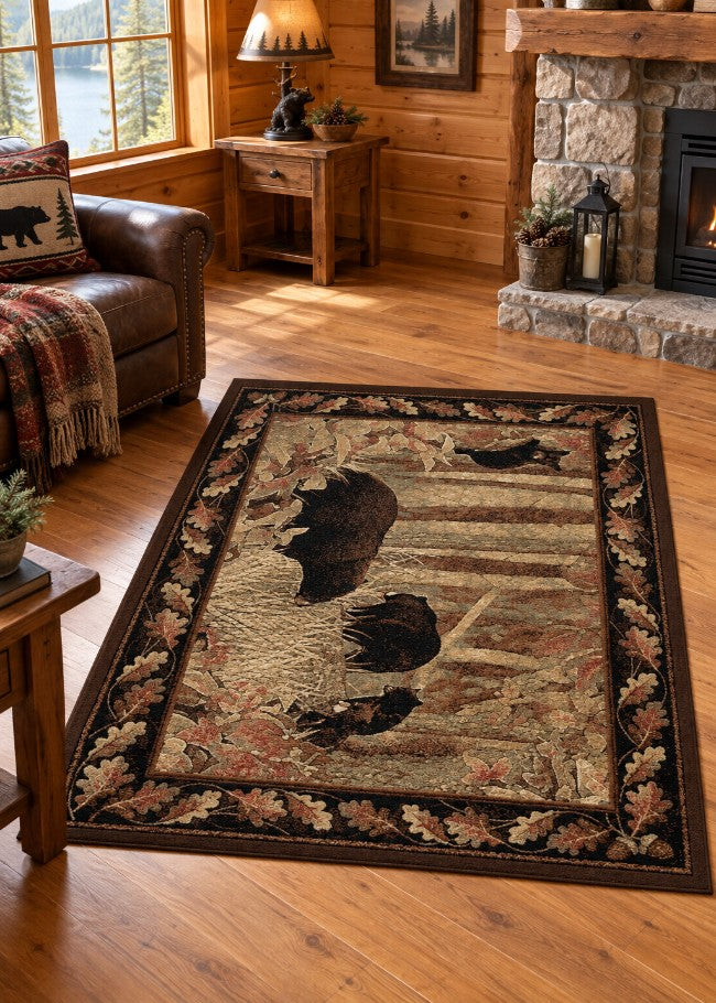 Cub Lake Rug Living Room | The Cabin Shack