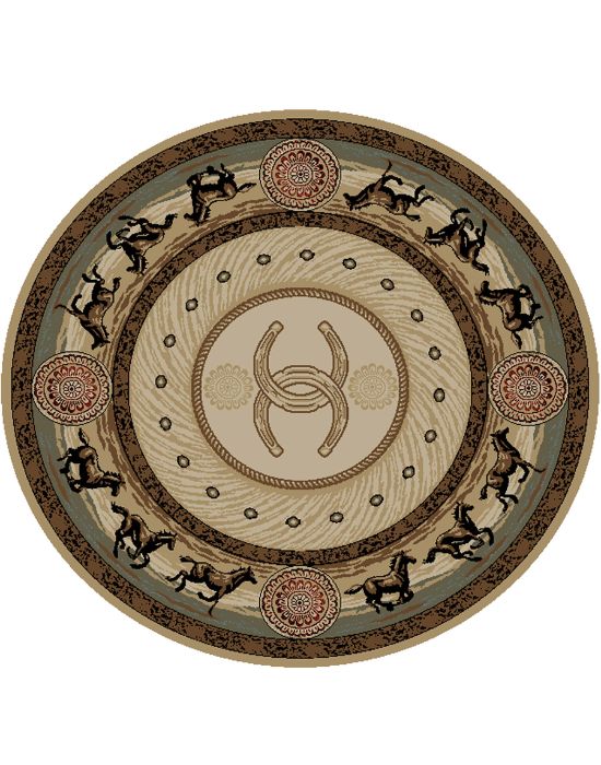 Durango Round Rug | The Cabin Shack