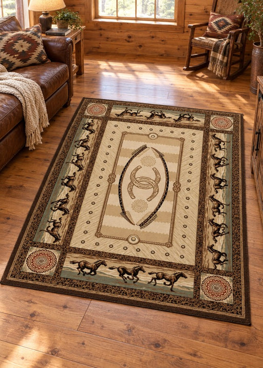Durango Rug Living Room | The Cabin Shack