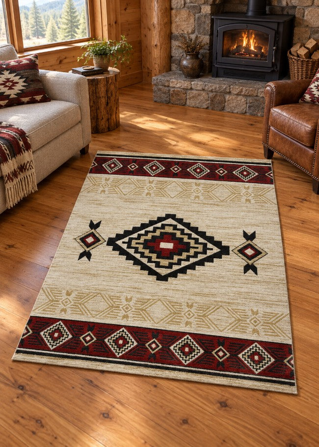 Ekalaka Spirit Rug Living Room | The Cabin Shack
