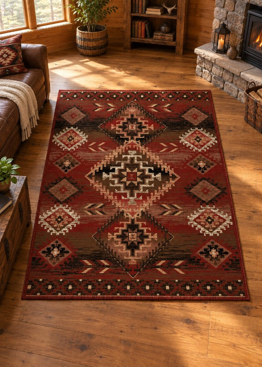 Evening Haze Rug Living Room | The Cabin Shack