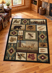 Fall River Road Rug Living Room | The Cabin Shack