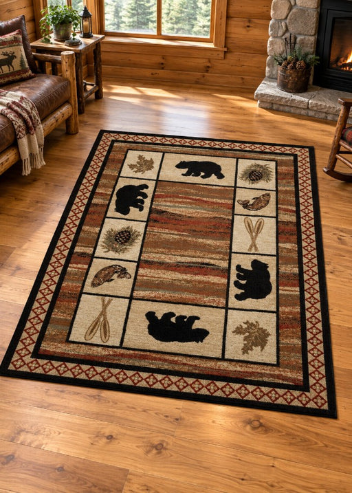 Fall River Rug Living Room | The Cabin Shack