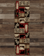 Fall Valley Bear Runner Rug | The Cabin Shack