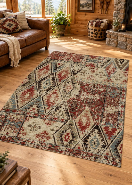 Flagstaff Multi Rug Living Room | The Cabin Shack