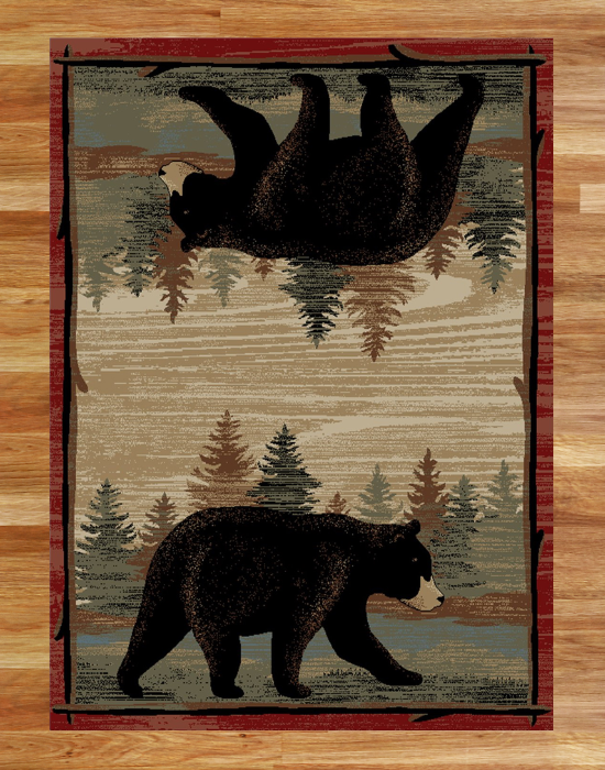 Hazelnut Bear Rug | The Cabin Shack