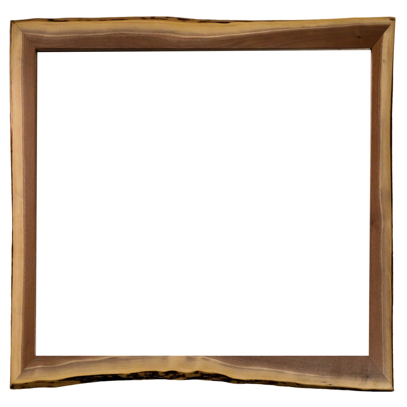 Hermosa Peak Black Walnut Live Edge Mirror frame only without glass
