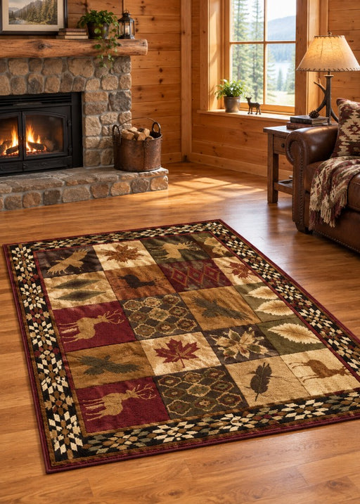 High and Low Places Rug Living Room | The Cabin Shack