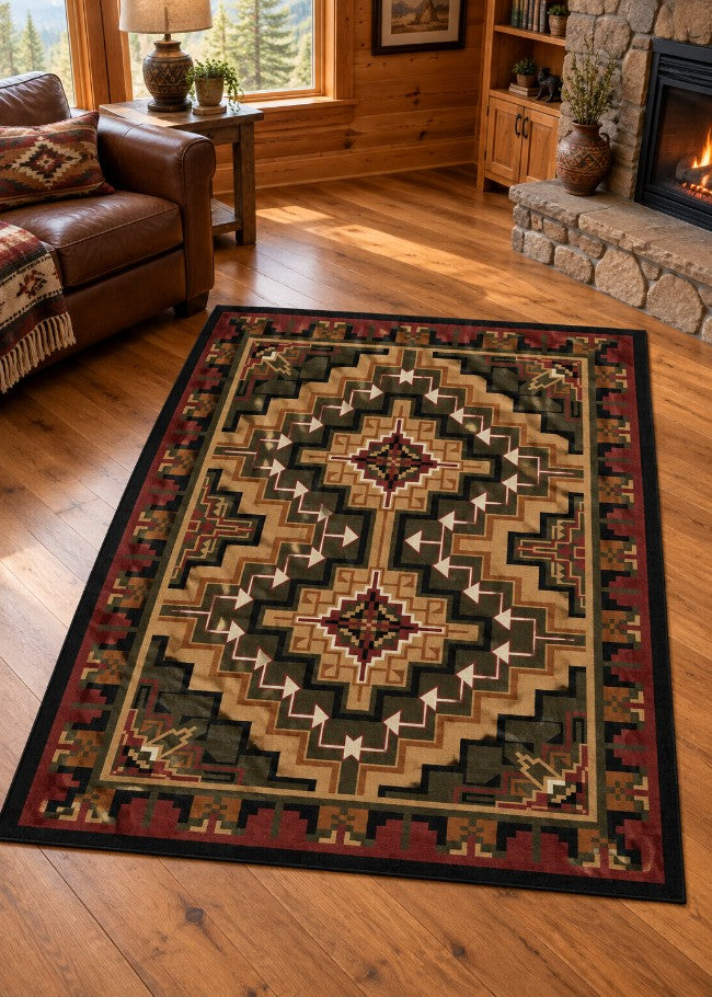 Hill Country Rug Living Room | The Cabin Shack