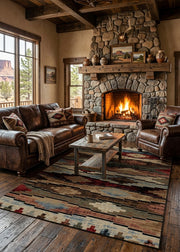 Horizons Rug Living Room | The Cabin Shack