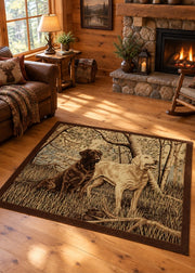 Huntin' Buds Rug Living Room | The Cabin Shack