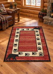 Juneau Bear Rug Living Room | The Cabin Shack