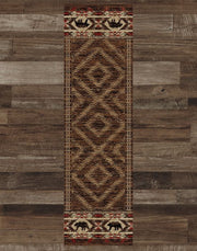 Keystone Bear Runner Rug | The Cabin Shack

