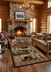 Kodiak Trail Rug Living Room | The Cabin Shack