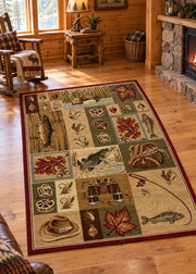 Lakeshore Drive Rug Living Room | The Cabin Shack