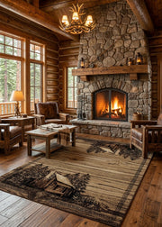 Lakewood Rug Living Room | The Cabin Shack