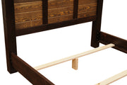 Side rail and slat view of the Little Bear Peak Pine Cider House Bed