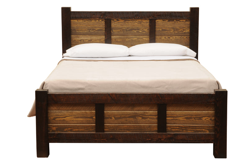 Front view of the Little Bear Peak Pine Cider House Bed
