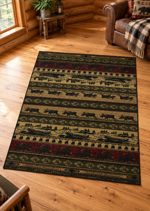 Majestic Wild Rug Living Room | The Cabin Shack