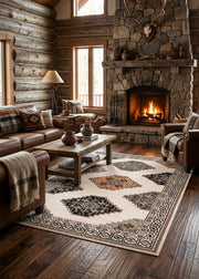 Mesa Sand Rug Living Room | The Cabin Shack