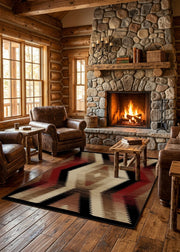 Mesquite Rays Rug Living Room | The Cabin Shack