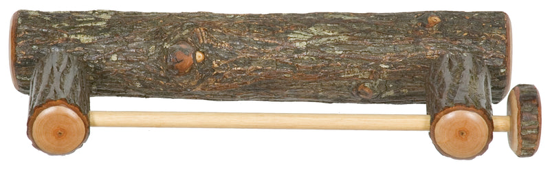 Wall-mounted Mount Bailey Hickory Log Paper Towel Holder
