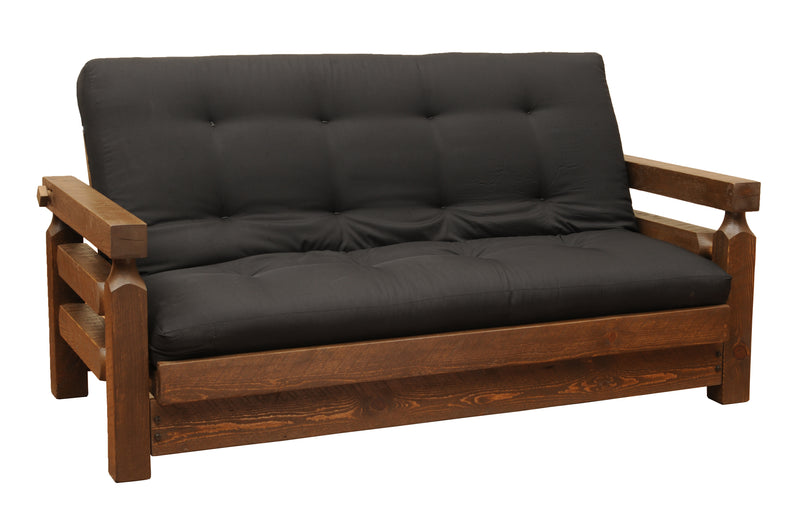 Angled view of the Mount Epaulet Pine Futon