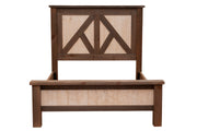 Front view of the Mount Evans Pine Cottage Bed without bedding