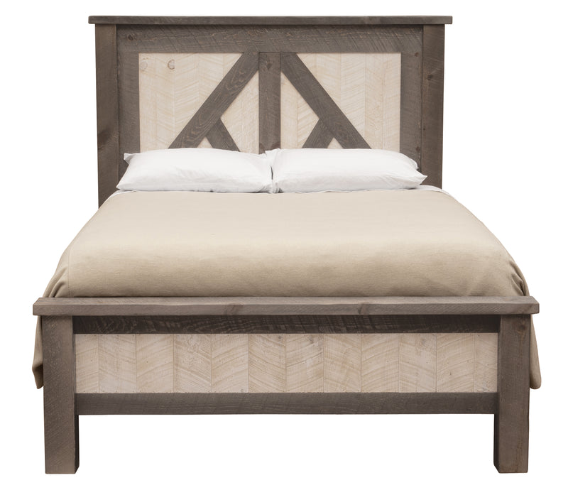 Front view of the Mount Evans Pine Cottage Bed