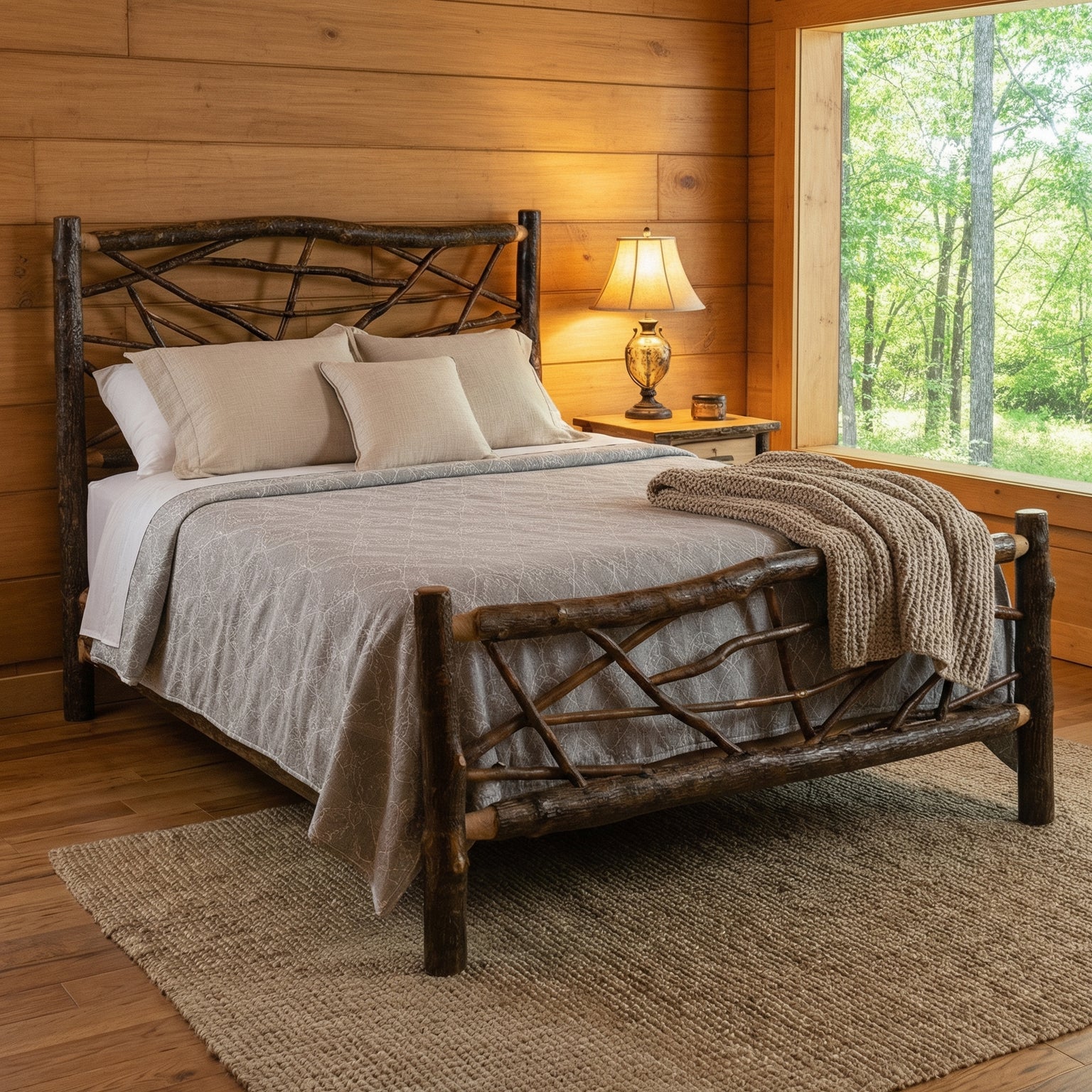 Log Beds & Rustic Bedroom Furniture | The Cabin Shack