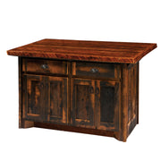 Mount Irving Hale Reclaimed Barnwood Kitchen Island with the Artisan Barnwood Top