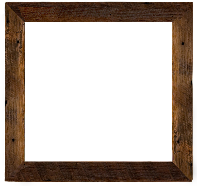 Mount Oso Reclaimed Barnwood Mirror frame only without glass