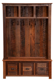 Front view of the Mount Richthofen Reclaimed Barnwood Entry Locker