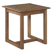 Angled view of the Mount Thomas Solid Hickory Open End Table