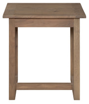 Front view of the Mount Thomas Solid Hickory Open End Table