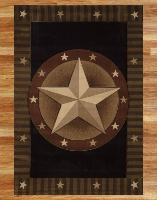 Night Star Rug Top View | The Cabin Shack