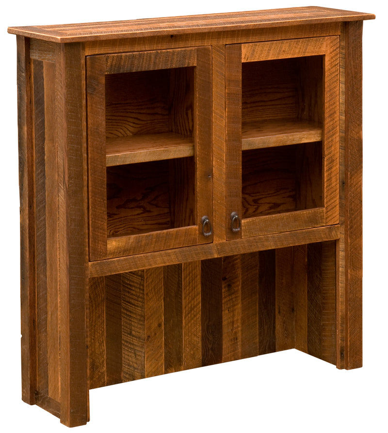 Second close-up detail of the Parkview Mountain Reclaimed Barnwood Buffet and Hutch