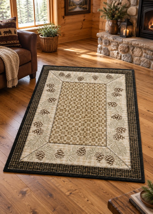 Pine Butte Rug Living Room | The Cabin Shack