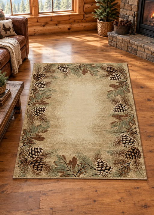 Pine City Rug Living Room | The Cabin Shack