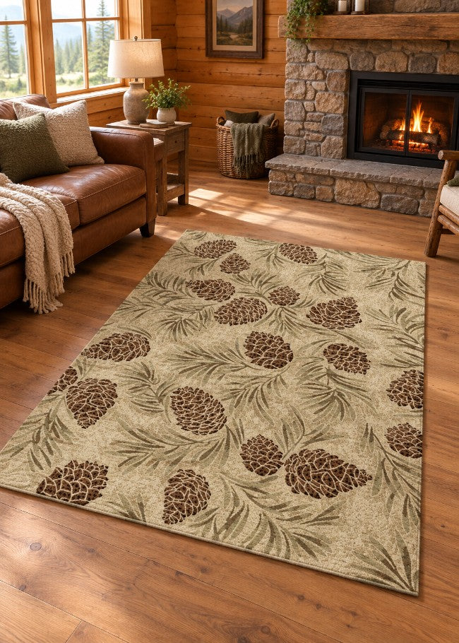 Pine Grove Rug Living Room | The Cabin Shack